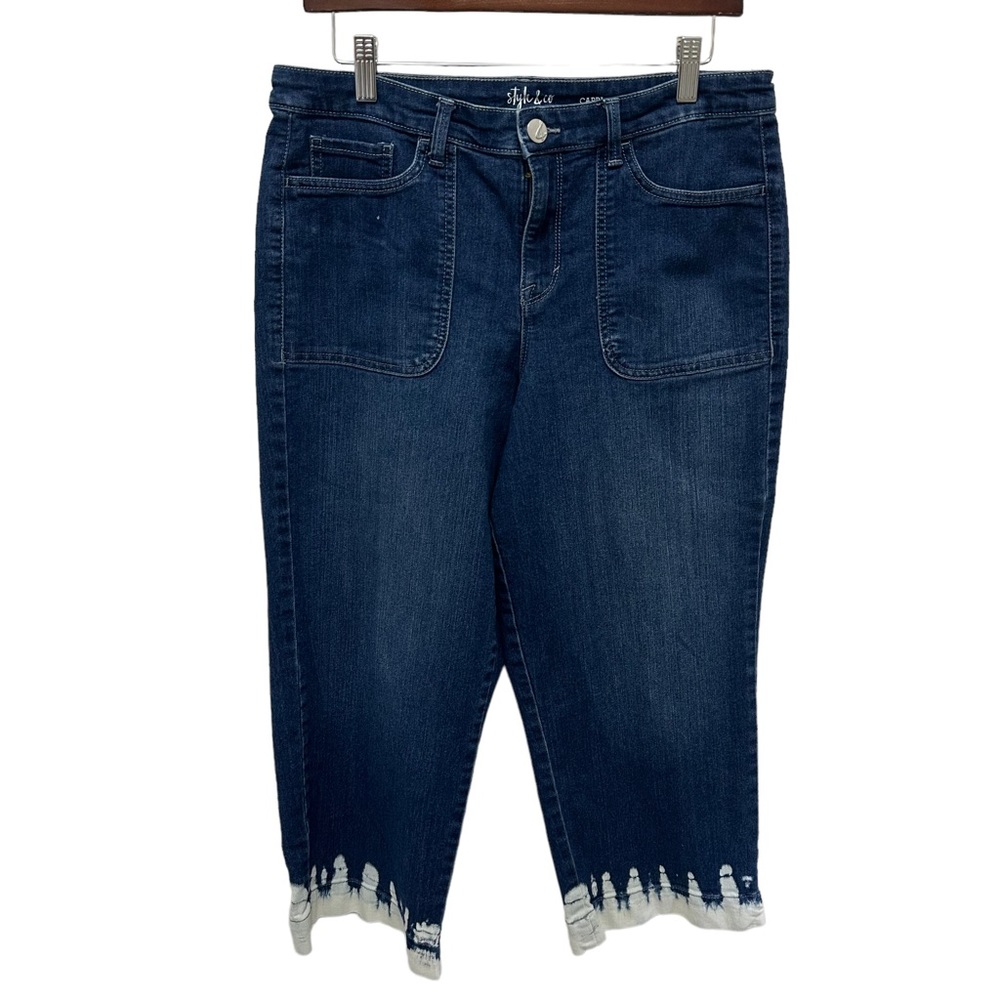 Style & Co Dipped Capri Jeans 10